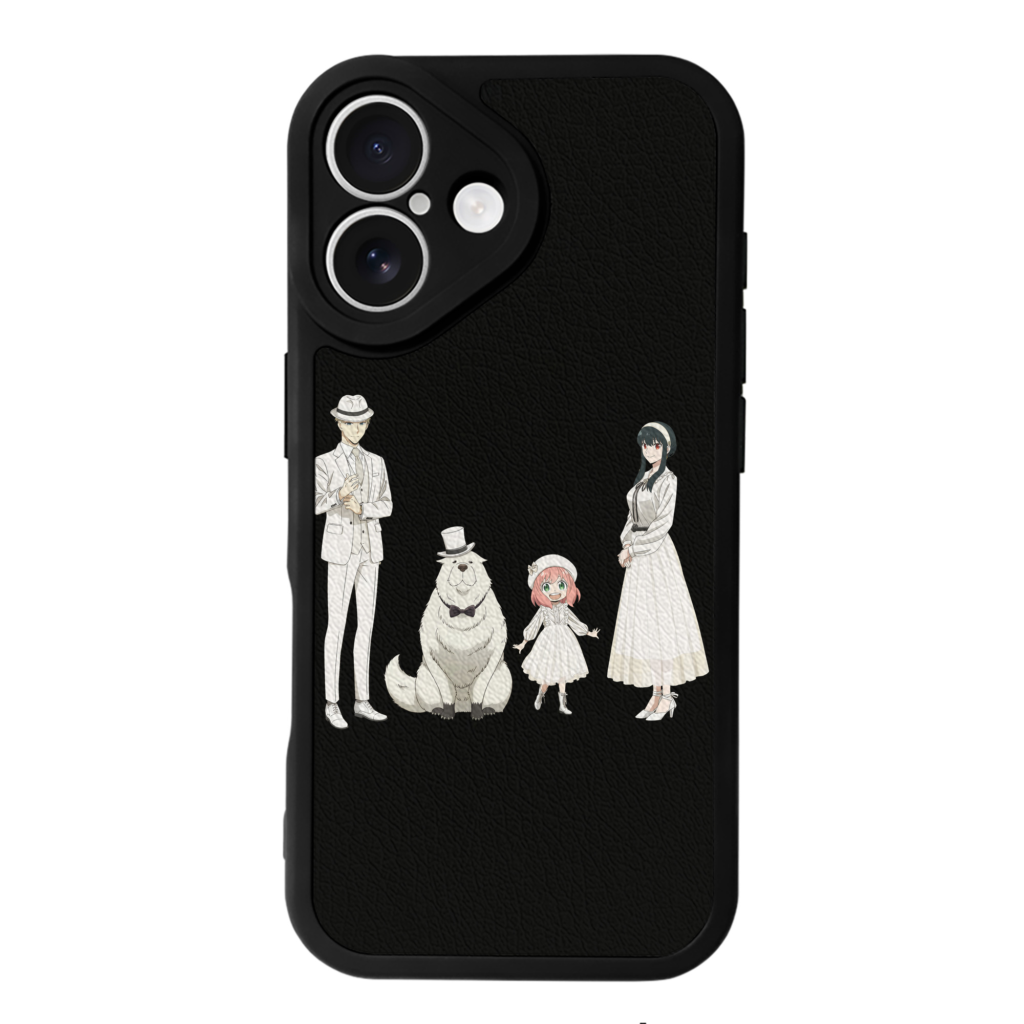 （画像用） SPY×FAMILY间谍家家酒 【iPhone 16シリーズ対応】シリコンスマホケース（レザー調） 材質：シリコン